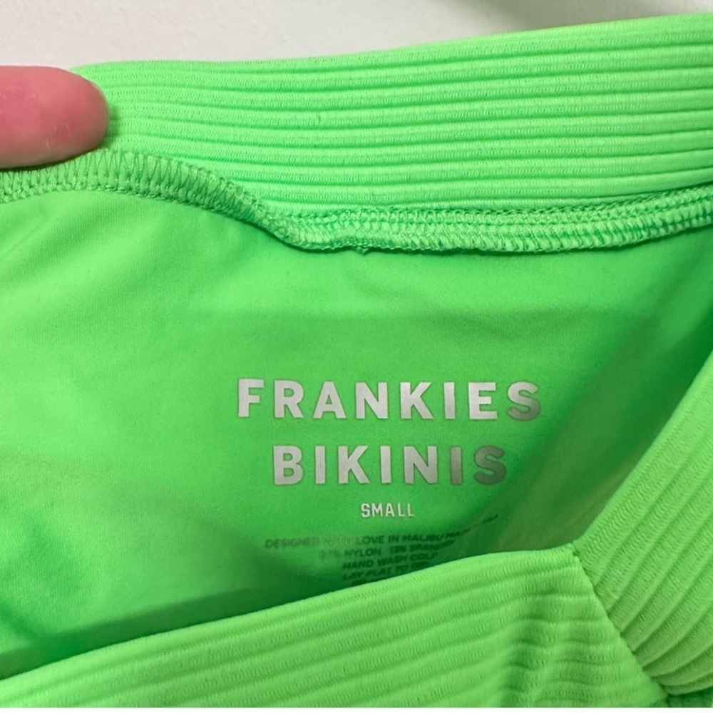 Lime green size small by Frankie’s bikinis bottoms